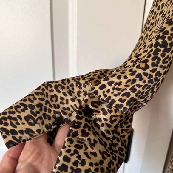 ZARA - Animal print long Blouse - Picture 4 of 4